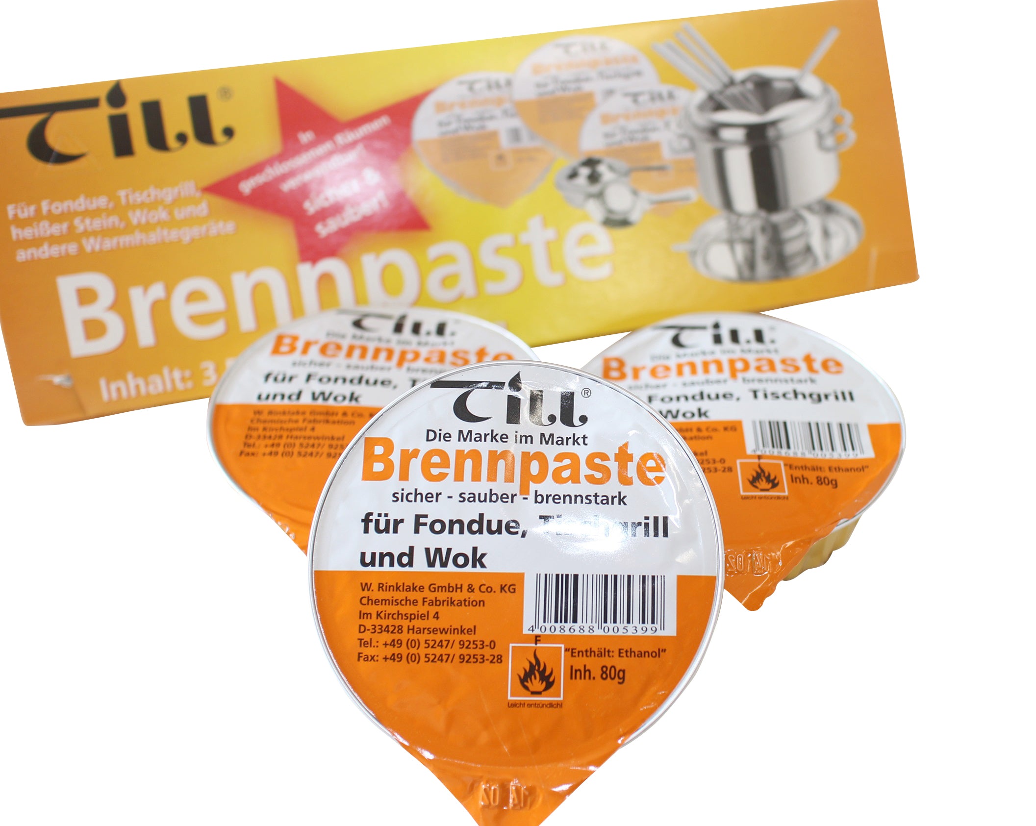 Till Brennpaste Fondue Gel