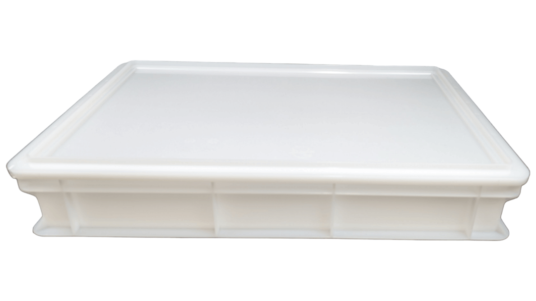 60x40x10cm white plastic dough box with lid