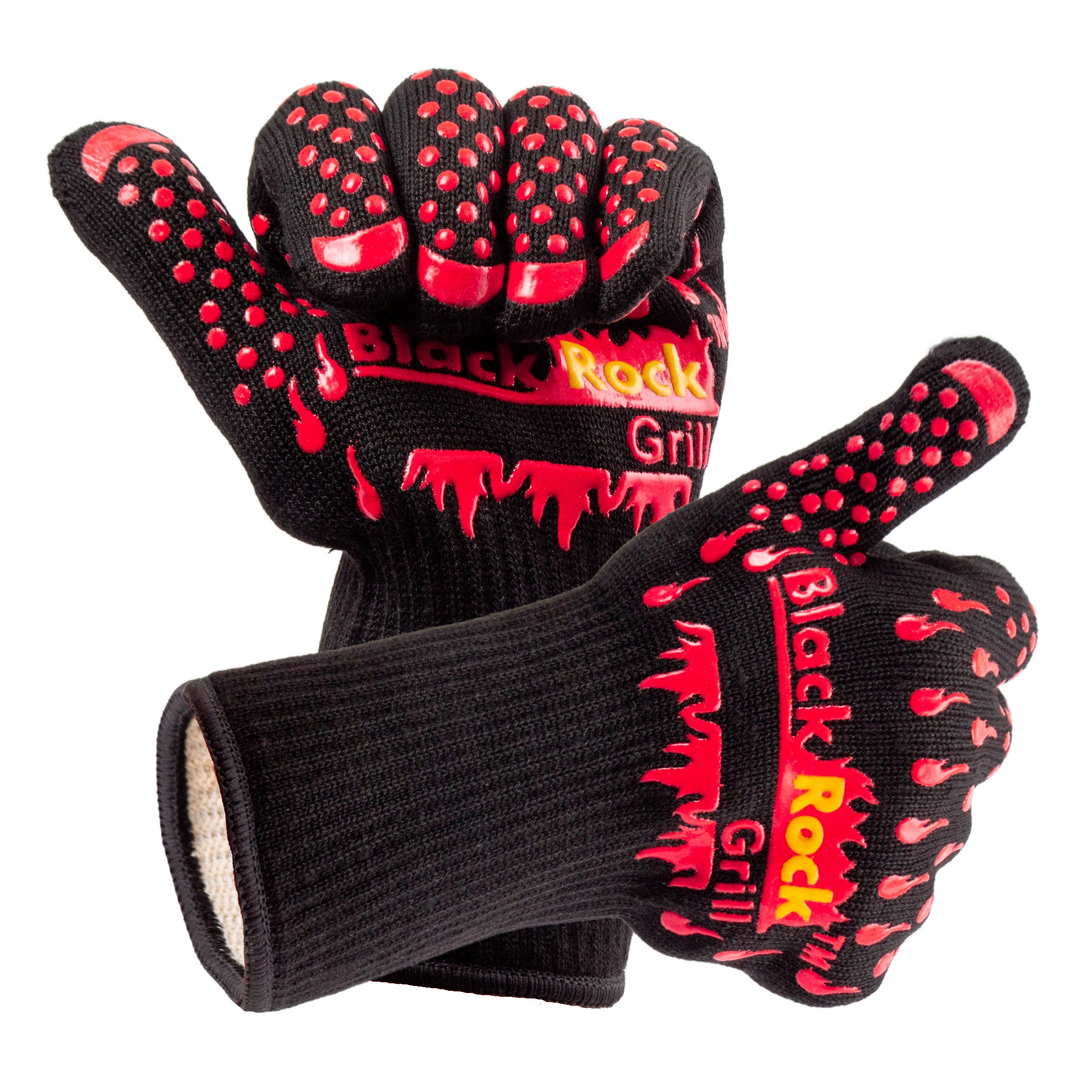 Heat Resistant Cooking Gloves 500°C / 932°F By Black Rock Grill