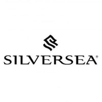 Logo of Silversea Cruises featuring a stylized letter S emblem above the word SILVERSEA in elegant, uppercase serif font. The design is simple and monochromatic.