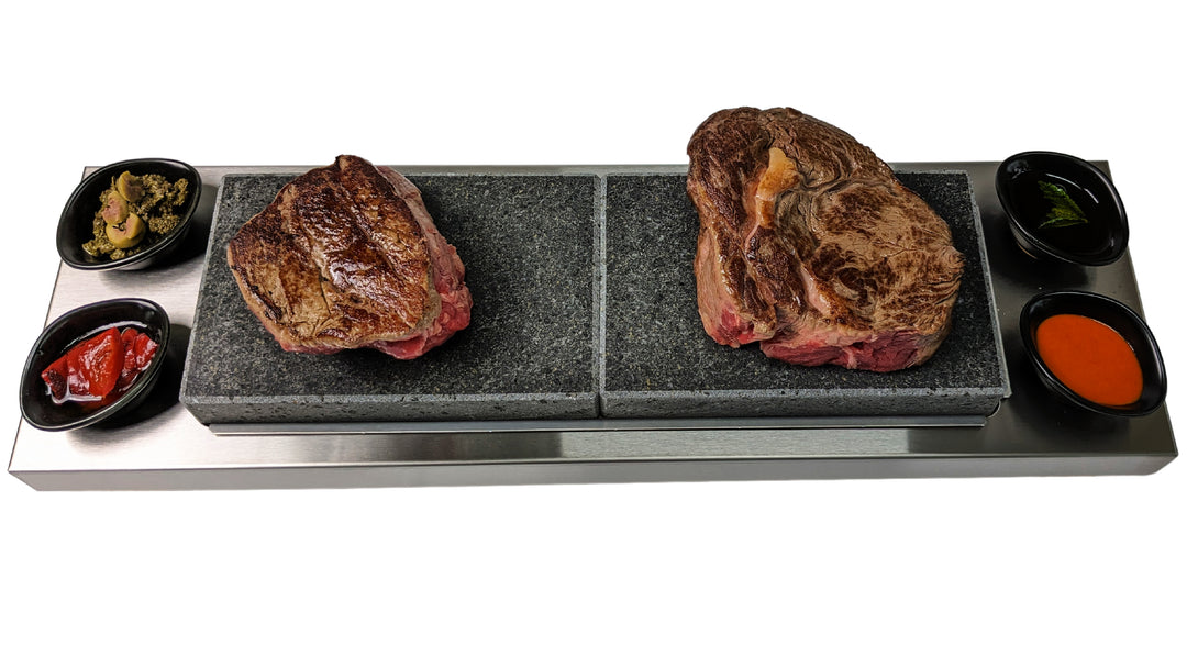 NEW : Signature Steak Sharing Stone Set