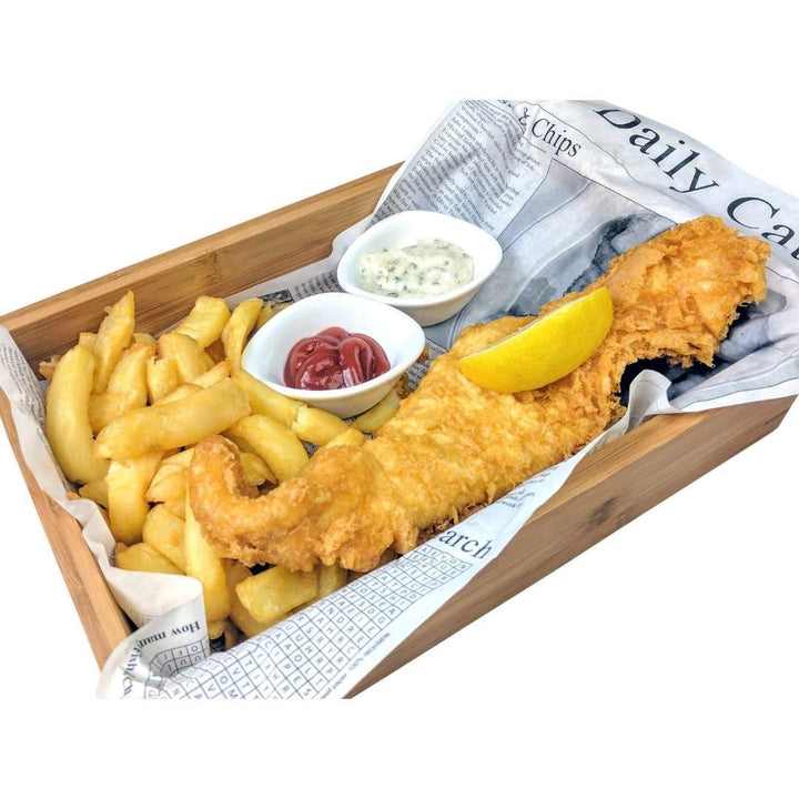 Black Rock Grill Bamboo Wooden food presentation tray