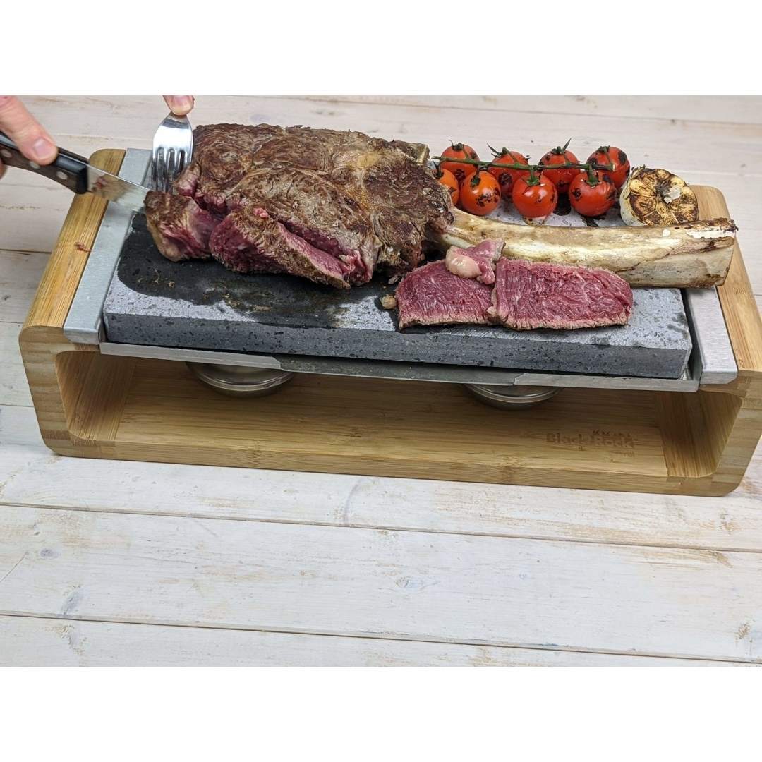 Black Rock Grill Black Rock Grill Sharing Steak Stones Grill Gift Set