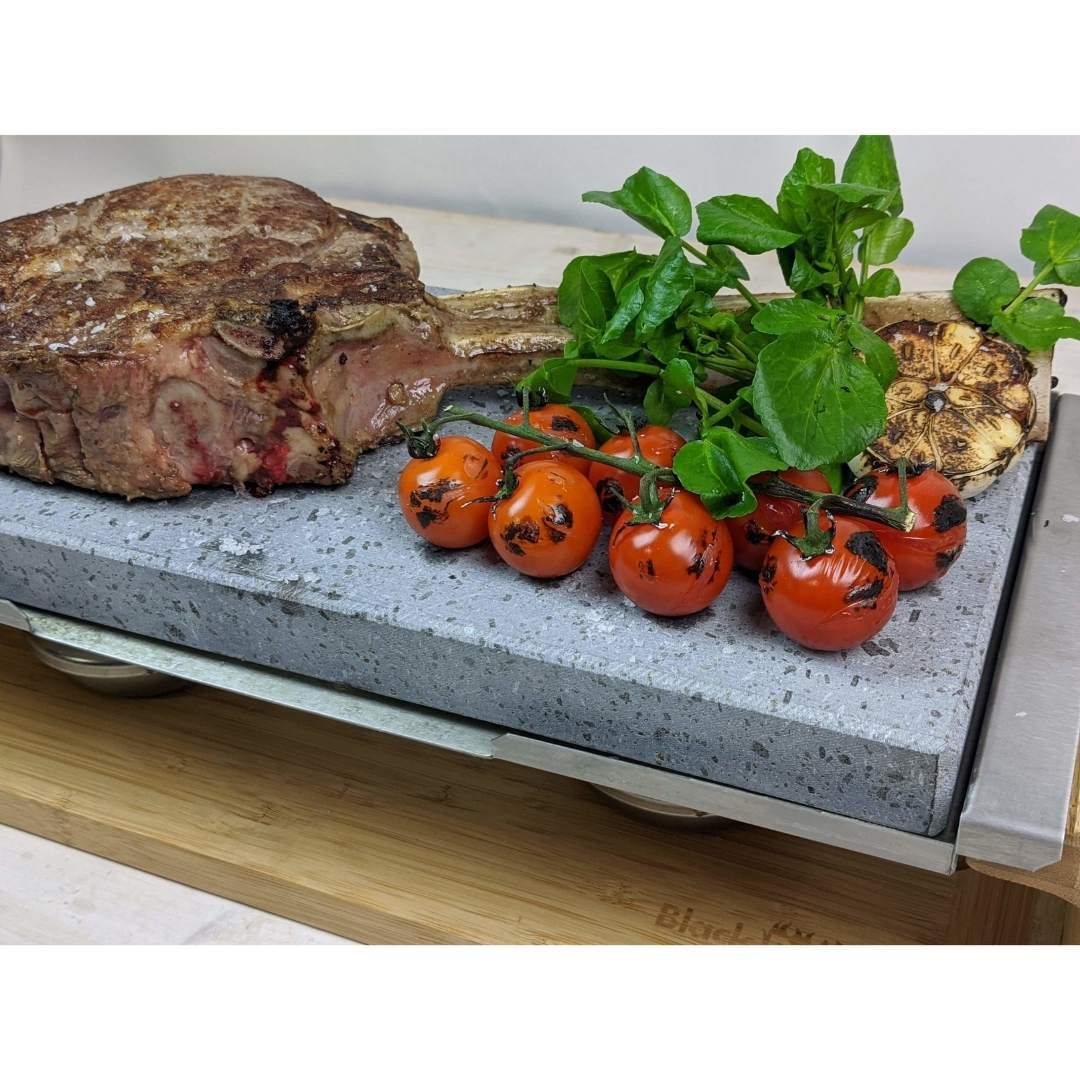 Black Rock Grill Black Rock Grill Sharing Steak Stones Grill Gift Set