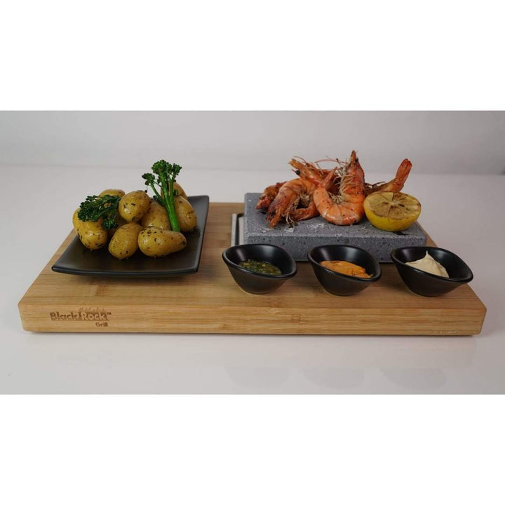 Black Rock Grill Black Rock Grill Steak Stones Cooking Set