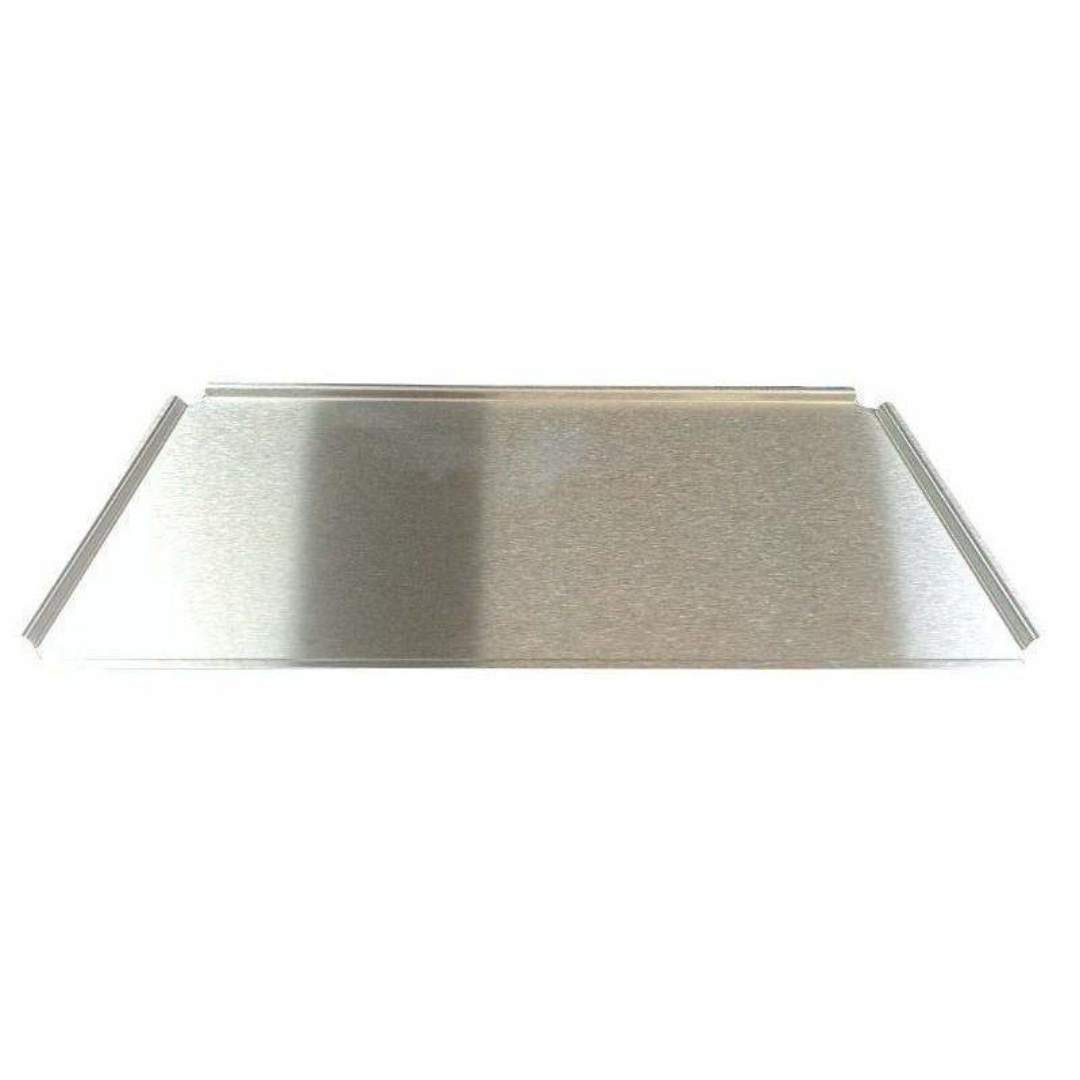 Black Rock Grill SS-05 Set of 6 Stainless Steel underplates for bamboo Lava Stone Steak Set