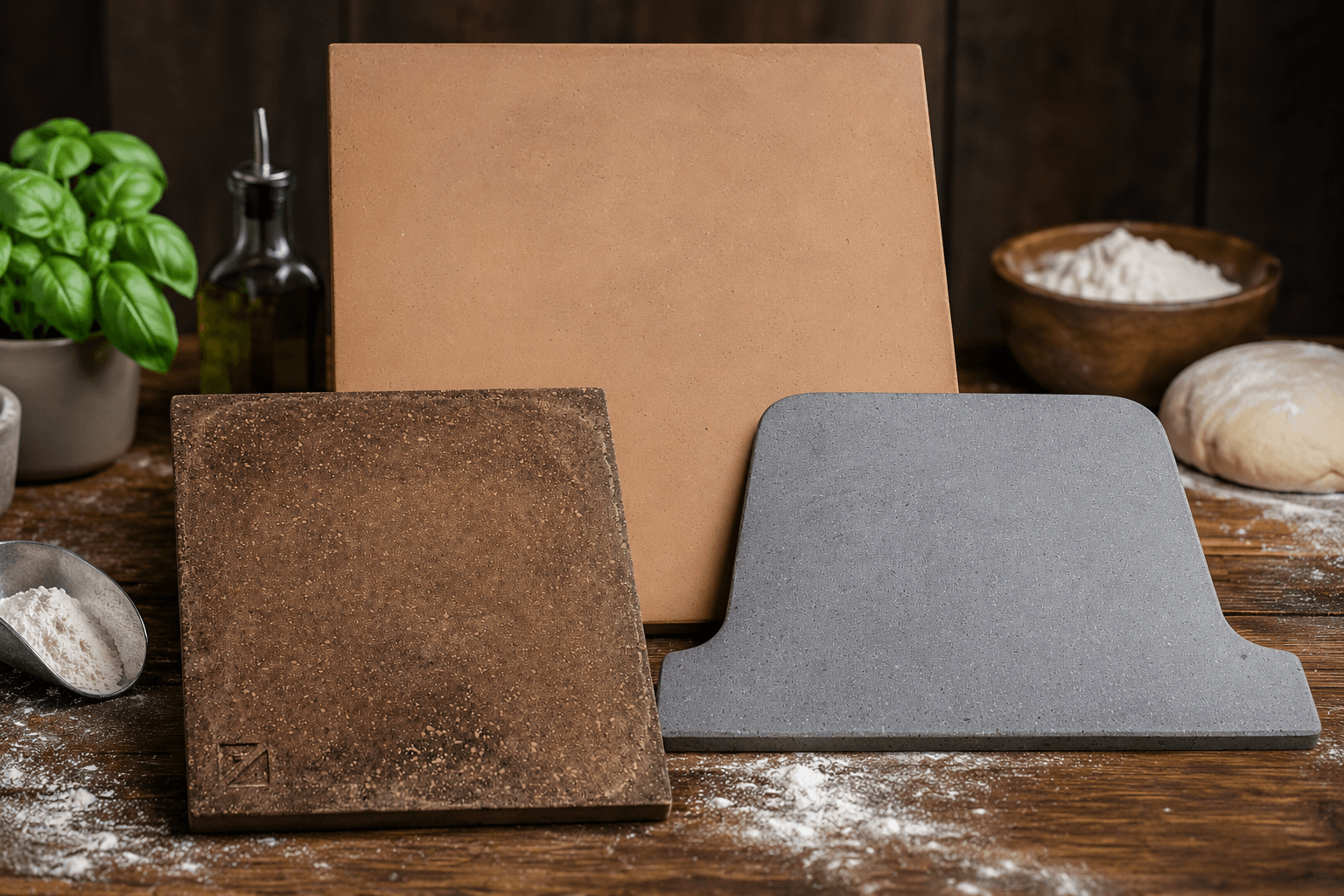 Pizza Stone Comparison: Volcanic Lava Stone vs. Biscotto, Refractory & Cordierite