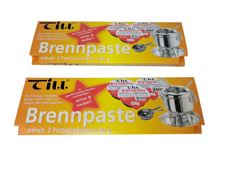 Gel combustible pour fondue Till Brennpaste