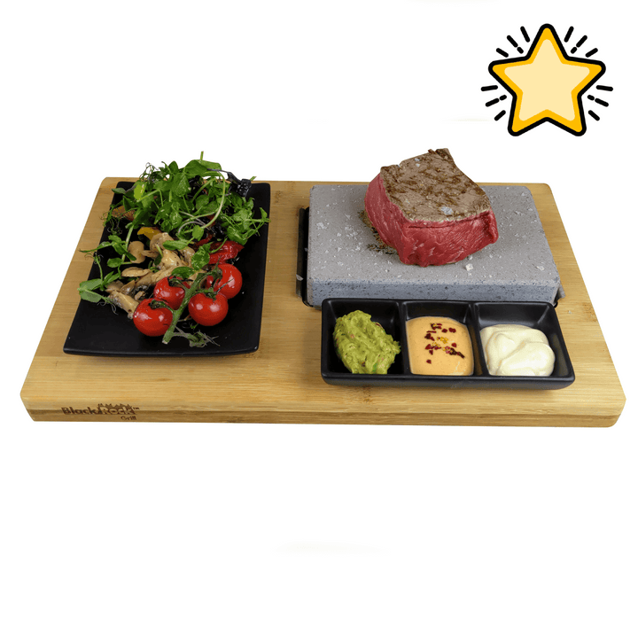 Black Rock Grill Black Steak Stone Cooking Set