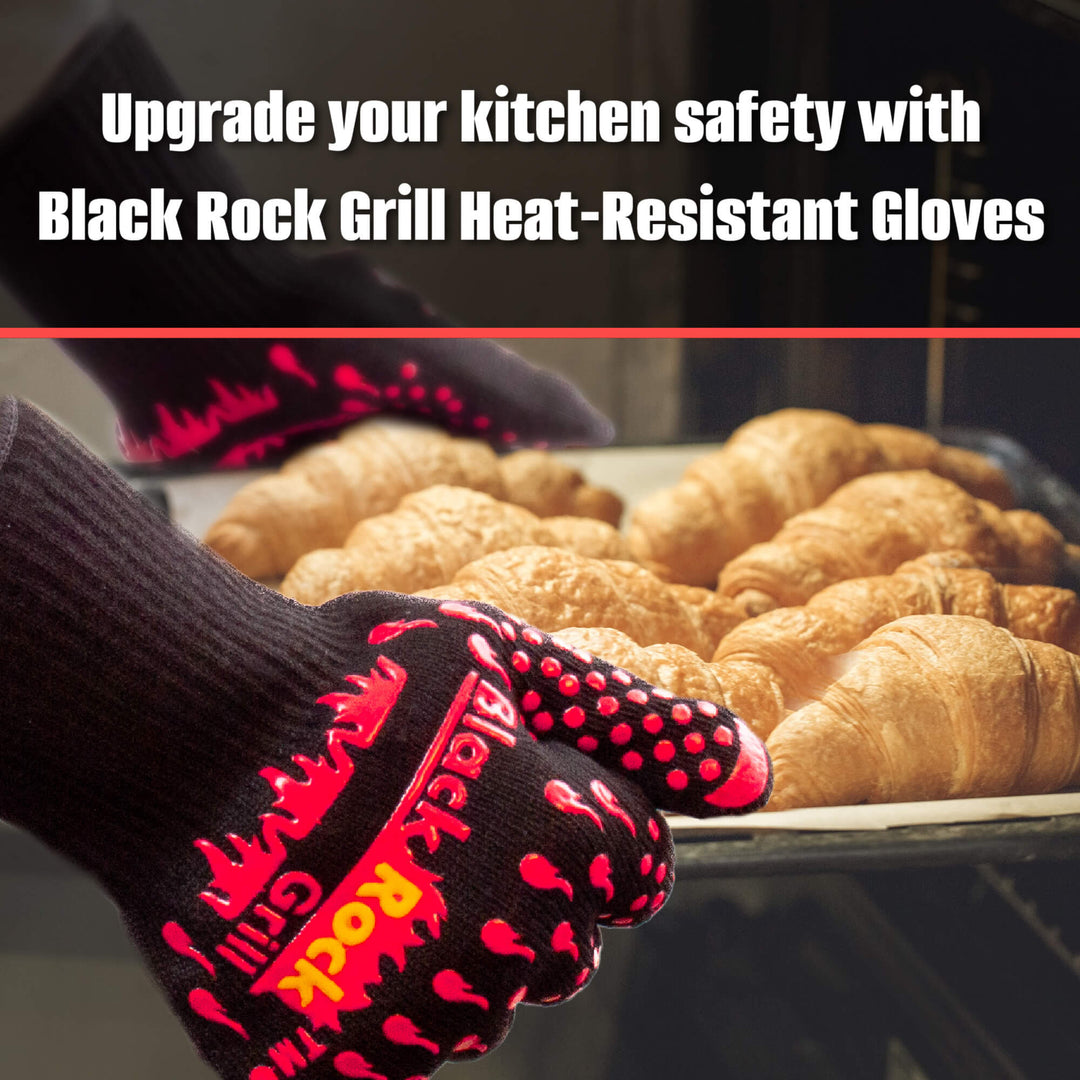 Gants de cuisson résistants à la chaleur 500°C / 932°F par Black Rock Grill