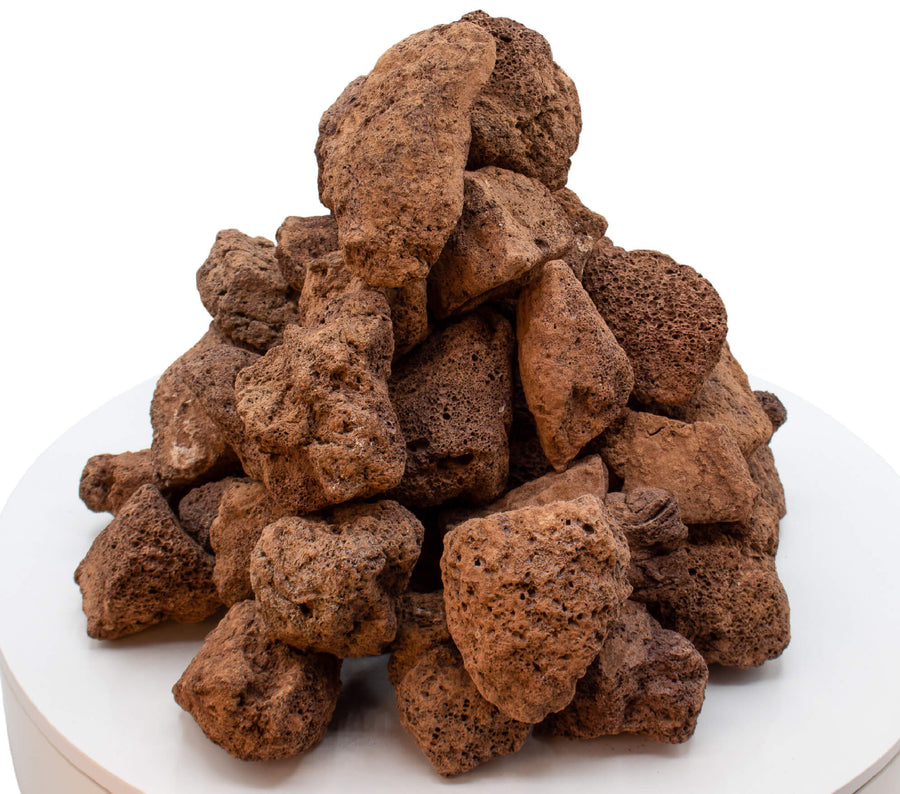 Lava Rocks for Fire Pits, Aquariums, Plants & BBQ's | Black Rock Grill