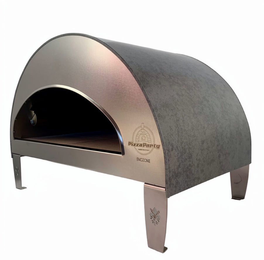 Emozione pearl outdoor pizza oven by pizza party on white background