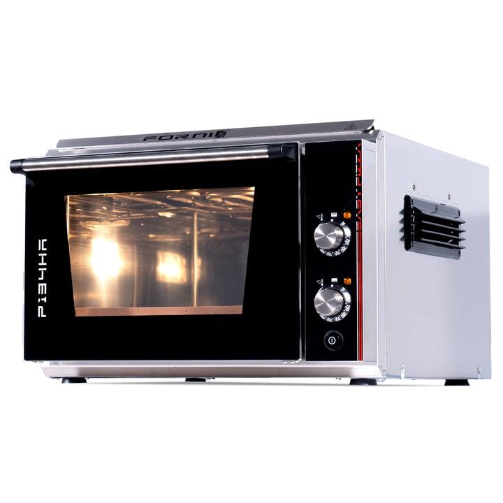 side view of the Effeuno P134ha pizza oven