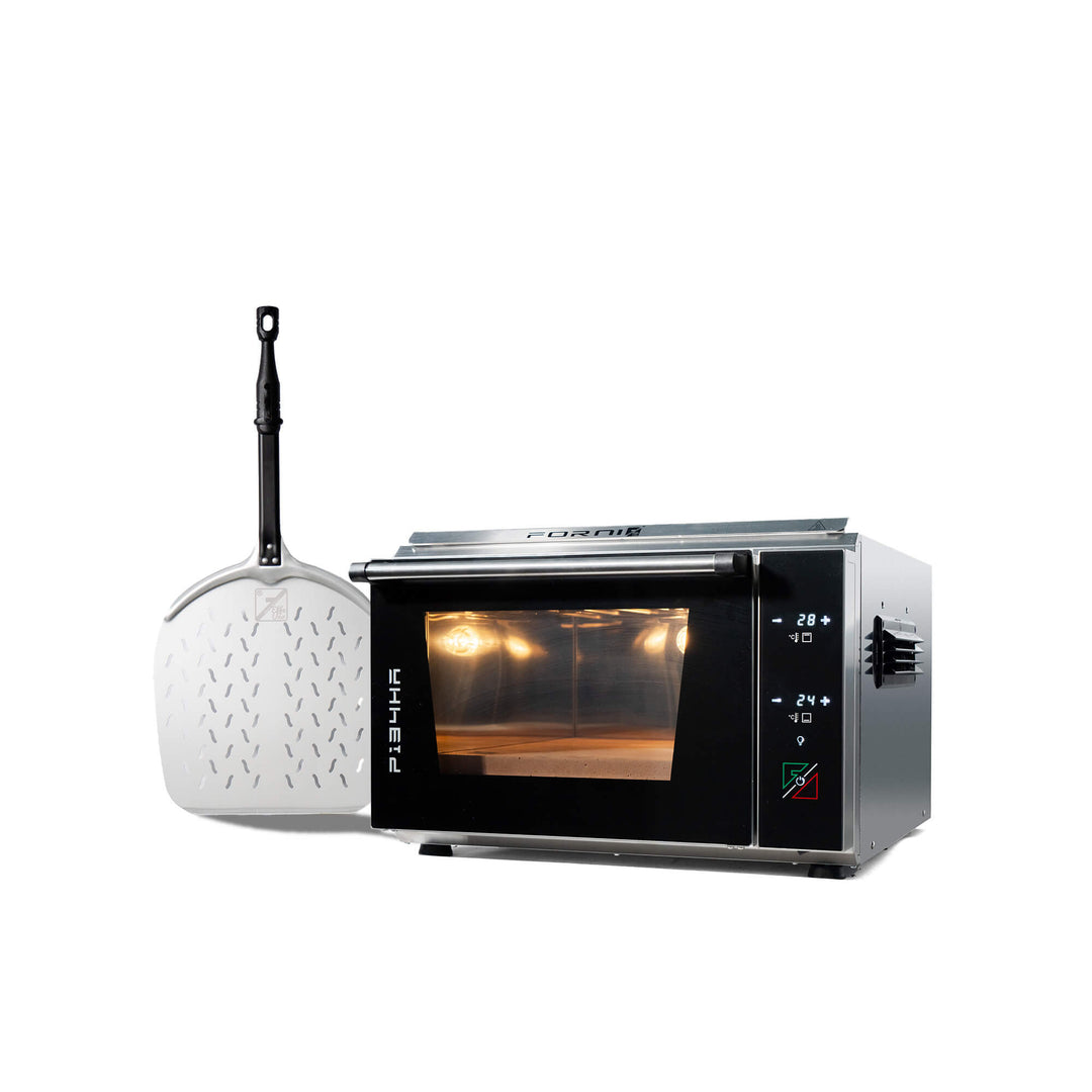 effeuno p134HA higher bakign chamber pizza oven. with pizza peel

