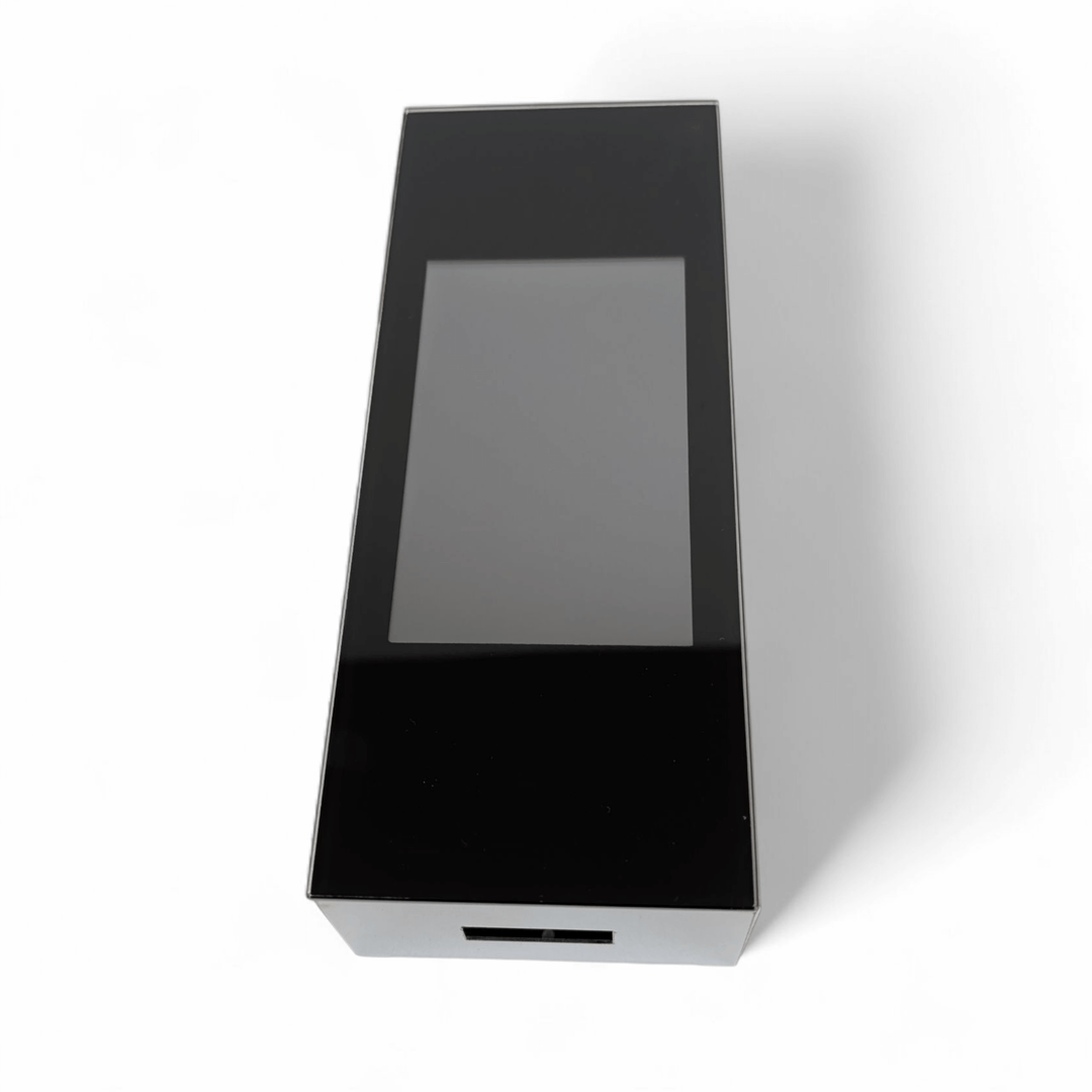 The Black Rock Grill Digital Display Board for P134H Evo is a sleek, rectangular black device with a glossy front and a screen in the upper section, shown on a white background.