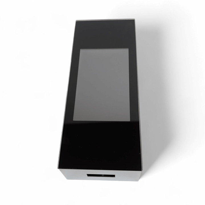 The Black Rock Grill Digital Display Board for P134H Evo is a sleek, rectangular black device with a glossy front and a screen in the upper section, shown on a white background.