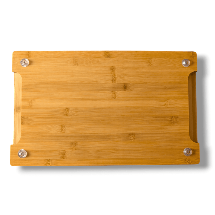 underside of wooden serve chopping board