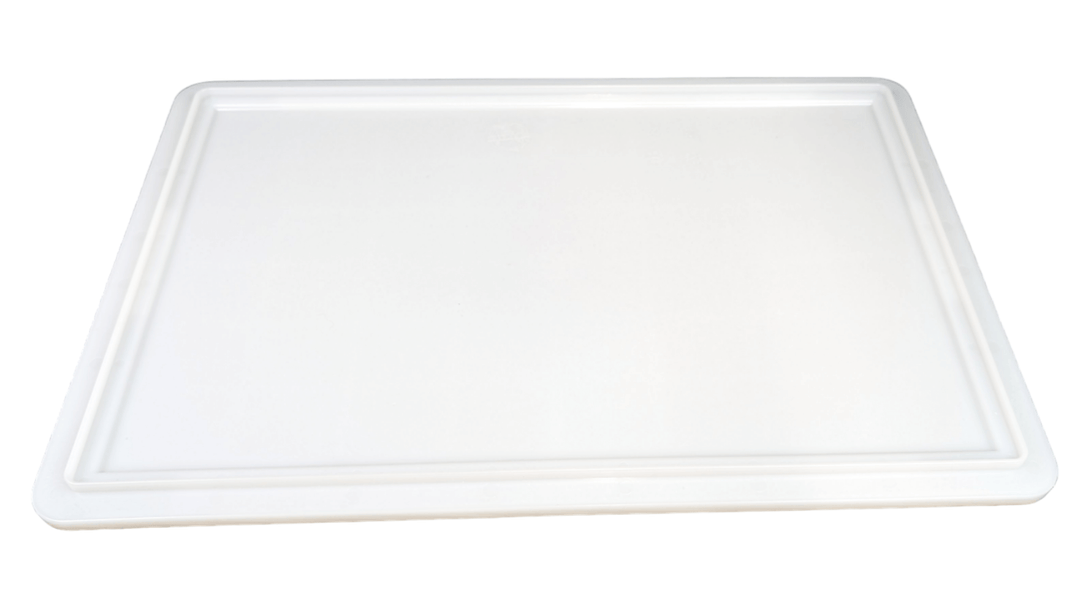 dough box lid only, white plastic