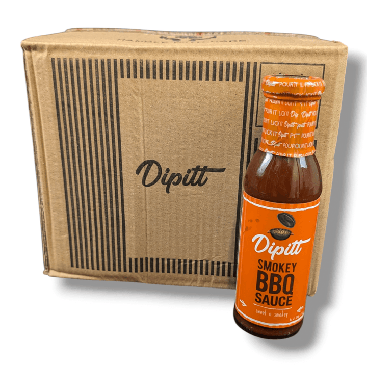 Dipitt Smokey BBQ Sauce, Sweet and smokey 300g- case of 12
