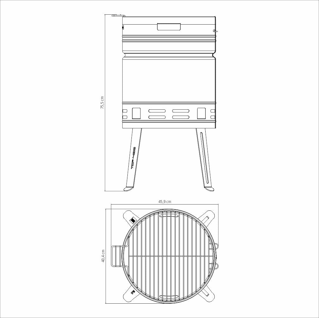 Tramontina Biervat Barbecue Grill