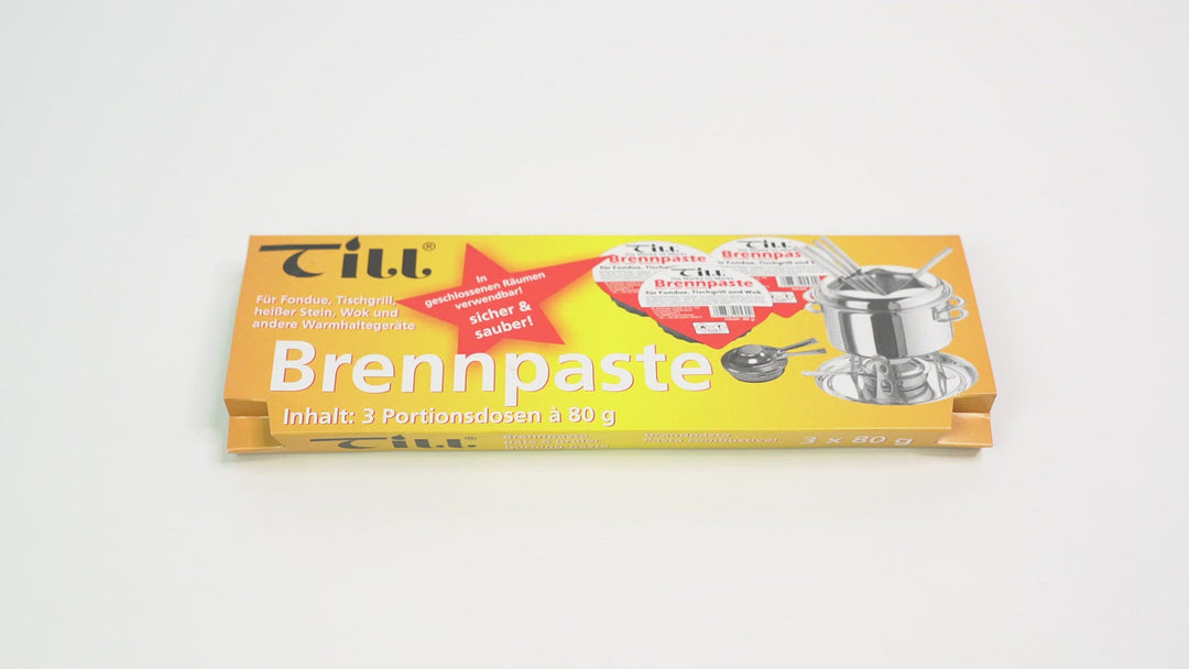 Gel combustible pour fondue Till Brennpaste