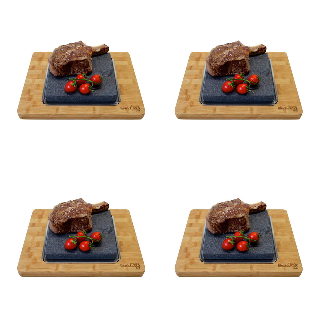 Black Rock Grill Grote Sizzling Steak Stones Platter Set