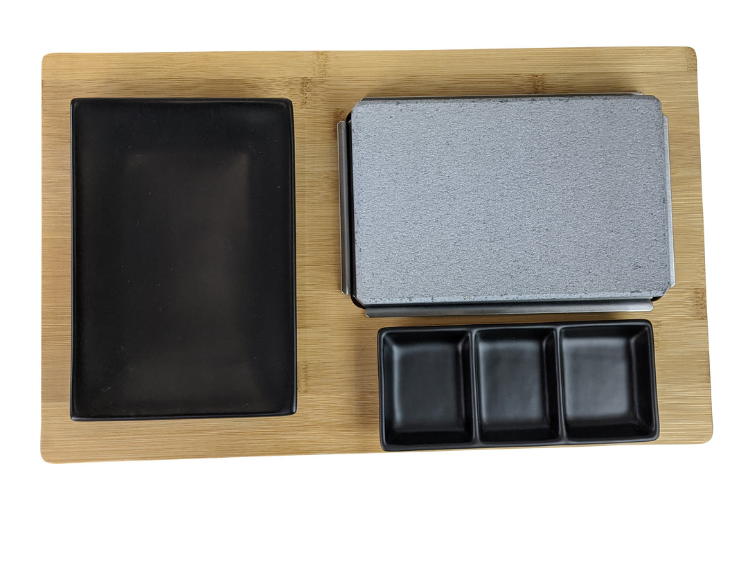 Conjunto de cozinha Black Rock Grill Black Steak Stone