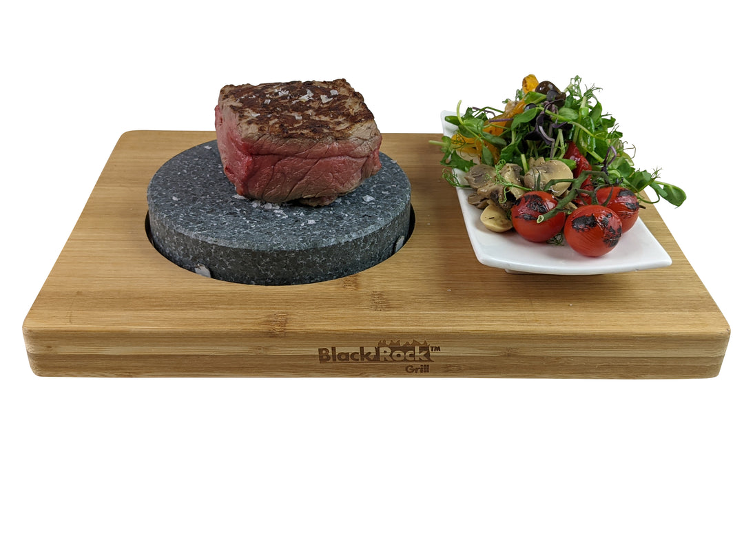 Black Rock Grill Round Ishiyaki Steak Stone Set