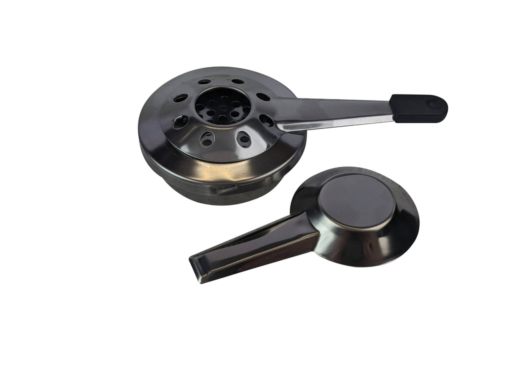 Fonduepanbrander RVS Set
