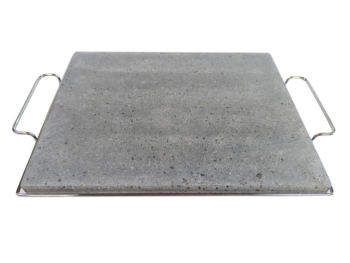 Pizza Baking Stone, Rectangle 100% Natural Lava Stone for Oven & BBQ