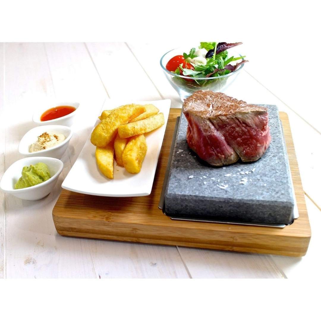 Black Rock Grill Black Rock Grill Lava Stone Steak Gift Set