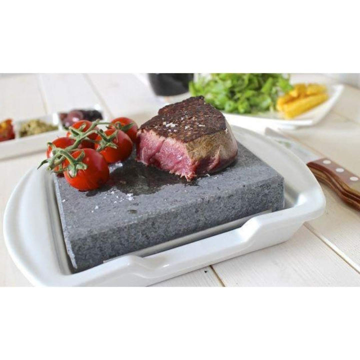 Black Rock Grill Black Rock Grill Steak Stones Plate Gift Set