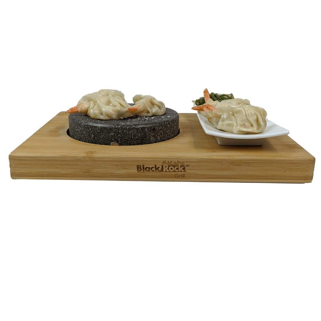 Black Rock Grill steak stones Black Rock Grill Round Ishiyaki Steak Stone Set